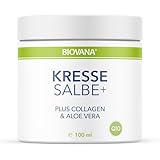BIOVANA Kressesalbe Plus – Altersflecken Creme/Gesichtscreme (1 Flasche - 100 ml) –...