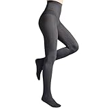 Aaronano Thermo Strumpfhose Damen Winter Zopfmuster Strickstrumpfhose...