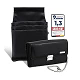 Monte Lovis Kellnerbörse mit Kellnertasche Kette Gastro Geldbeutel Set -...