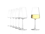 Stölzle Lausitz Weißweinkelche Power 6er-Set I Hochwertige Wein Gläser optimal für...