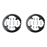 Herxermeny 2X 8Loch 42T Fahrradkurbel DIY Abdeckung Fahrrad Kurbelgarnitur Kette...