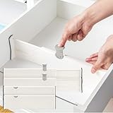Schubladenteiler Organizers, schubladentrenner verstellbar, 4er-Set Separatoren für...