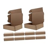 ERINGOGO Kraftkarton Versandkartons Braune Wellpappe Boxen Für Versand Und Verpackung...