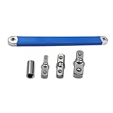 Doppel-Ratschenringschlüssel-Set für enge Räume, inklusive 1/2 Zoll, 1/4 Zoll, 3/8 Zoll...