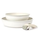 GiPP Pfannenset mit Abnehmbaren Griff, 20/26 cm Antihaft Beschichtete Pfanne...