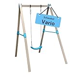 HUDORA Schaukel Vario - Basismodul Schaukelgerüst für Kinder - erweiterbares Schaukelset...