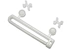 GARDINIA Schlaufengleiter mit X-Gleitern und Rollen, Für Vorhangschienen und...