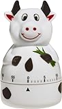TFA Dostmann Kuh Analoger Küchen-Timer, 38.1007, Eieruhr, mit...