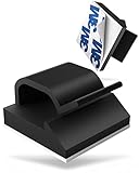 RIXOMO® Kabelhalter selbstklebend [50 Stück] - Kabelclips selbstklebend mit 3M Klebepads...
