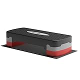 ScSPORTS® Stepper - Höhenverstellbar, 2 Stufen (10/15cm), mit Matte,...