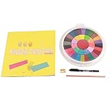 Bagima Fingerfarbe 26 * 26 * 3 Lustiges Fingermalset Waschbare Fingerfarbe für Kinder...