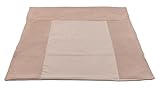 ULLENBOOM ® Wickelauflagenbezug 75x85 cm Sand (Made in EU) - abnehmbarer Bezug für...