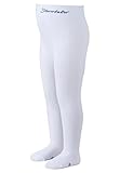Sterntaler Mädchen Strumpfhose Uni Strumpfhose, Weiß, 98-104