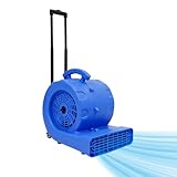 750W Tragbares Bodengebläse mit 3 Geschwindigkeiten, Einstellbare Blaswinkel...