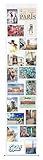 trendfinding Fotovorhang 10x15cm Hoch und Querformat für 20 Fotos transparent mit...