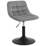 WOLTU 1 X Verstellbarer Sitzhocker Stuhl Esszimmerstuhl Schminkhocker Kommerzieller Shop...