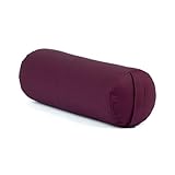 Bodhi | Yoga Bolster ECO | 100% Bio-Baumwolle | Yogarolle mit Bio Dinkelfüllung |...