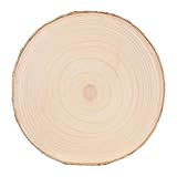 Holzscheiben 30~35cm Holzscheiben Holz Log Scheiben, Runde Baumscheiben ohne Loch Ca.20mm...