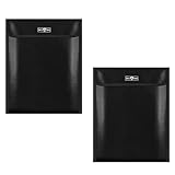 2PCS Feuerfeste Dokumententasche,28x34cm Feuersichere wasserdichte Feuerfeste...