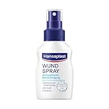 Hansaplast Wundspray (50 ml), zur antiseptischen Wundreinigung durch mechanische Spülung,...