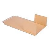 verpacking 100 Buchverpackungen DIN A5 217x155x10-50 mm Universal Wickelverpackung,...