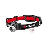 Ledlenser H8R Stirnlampe LED, aufladbar mit Lithium 18650 Akku, 600 Lumen, fokussierbar,...