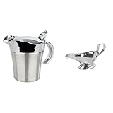 APS 40207 Doppelwandig isolierte Sauciere mit Klappdeckel, 19 x 12,5 x 13 cm, 0,4 ltr &...