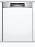 Bosch Hausgeräte SGI4HAS48E Serie 4 Geschirrspüler Teilintegriert, 60 cm breit, Silence...