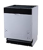 Respekta Spülmaschine vollintegriert 60 cm/Einbau-Geschirrspüler mit Besteckkorb / 4...