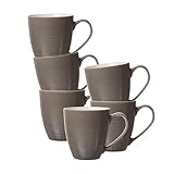Ritzenhoff & Breker Suomi Jumbobecher 6er Set, 550 ml, XXL Henkelbecher mit feinen &...