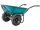 Extol Industrial Elektrische Schubkarre mit Akku I 100L Mulde I 260kg Traglast I 500W I...
