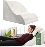 Lesekissen für Bett und Sofa, Bequemes Rückenkissen mit Memory Foam, Reflux Kissen...