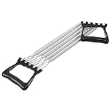 STOBAZA Federstahl Brust Expander mit Kunststoffgriff Fitnessgerät für Muskelaufbau...