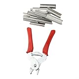Drahtspannzange für Geflügel- und Vogelkäfignetz mit 600 M-Ringen für sichere...