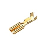Heschen Crimp-Anschlüsse, weiblich, 2,8 mm, nicht isoliert, 100 Stück