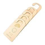 SOIMISS 5 Stück Teiliges Kleiderteiler aus Holz Natürliche Garderobentrenner für...