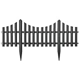 vidaXL 17x Rasenkante Palisade Beetumrandung Beeteinfassung Gartenpalisade Raseneinfassung...