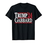 Donald Trump Tulsi Gabbard 2024 konservative US-Flagge T-Shirt