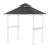 Fung Yard 2,4 x 1,5 m wasserdichter Grill-Pavillon-Überdachung, ultimativer Sonnenschutz,...