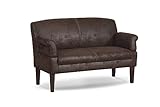 CAVADORE 2-Sitzer Sofa Malm mit Federkern für Küche, Esszimmer oder Wohnküche /...