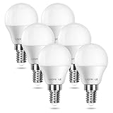 Lepro E14 LED Lampe, 6er-Pack, 4.9W 470 Lumen Glühbirne,entspricht 40W Glühlampe, 2700...