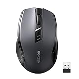 UGREEN 2.4G Maus kabellos mit 4000 DPI, Ergonomisches Design, Wireless Mouse mit...