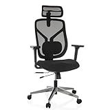 hjh OFFICE Bürostuhl ergonomisch CASSILIS B Netz Drehstuhl, Verstellbare...