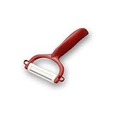 Kyocera Sparschäler Rot | zweischneidige Klinge: 4 cm | extra scharfer Schäler |...
