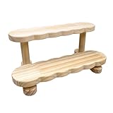 SANRLO Eleganter Holzfiguren-Präsentationsständer, funktionales Holzregal, eleganter...