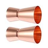 TOPBATHY 2st Unzenbecher Aus Edelstahl Martini Jigger Unzen Tasse Cocktailbecher Aus...