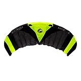 Wolkenstürmer® Paraflex Trainer 3-Leiner Lenkmatte 3.1 (Neongrün) - Flugfertiger Kite...