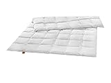 sleepling Federdecke 135 x 200 cm, Bettdecke aus Federn, 100% Baumwolle, Federn Klasse 1,...