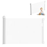 UISEBRT Türschutzgitter Ausziehbar 0-150cm, Treppenschutzgitter für Baby und...