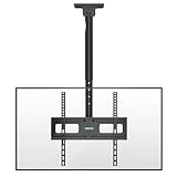 BONTEC TV-Deckenhalterung, neigbar und schwenkbar, 6-fache Höhenverstellung für 26-65...